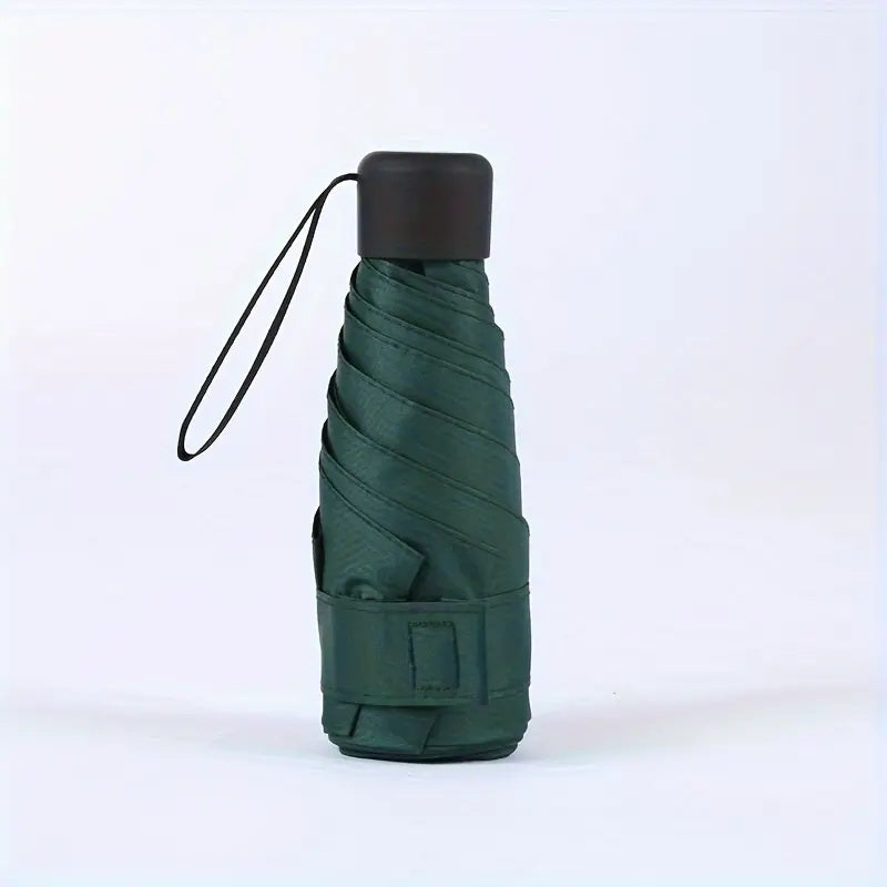 Ultra-small and Miniature Ladies' Umbrella, Pocket-sized Umbrella About the Size of a Mobile Phone, Easy to Carry for Outings, Lightweight, Compact, Cute, and Stylish, a Foldable Small Umbrella, Sun Umbrella