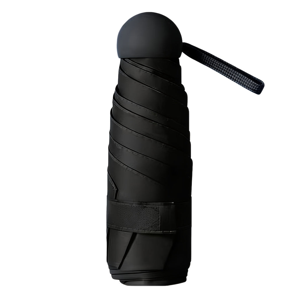 Ultra-small and Miniature Ladies' Umbrella, Pocket-sized Umbrella About the Size of a Mobile Phone, Easy to Carry for Outings, Lightweight, Compact, Cute, and Stylish, a Foldable Small Umbrella, Sun Umbrella